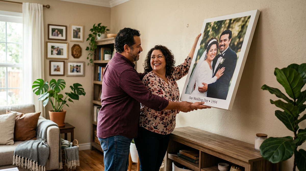 Custom Canvas Wall Art — diverse families and personalized gifts — Family Gift Studio