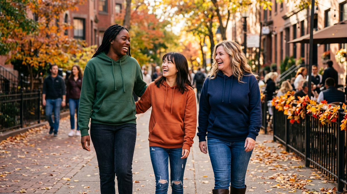 Custom Hoodies & Sweatshirts — diverse families and personalized gifts — Family Gift Studio