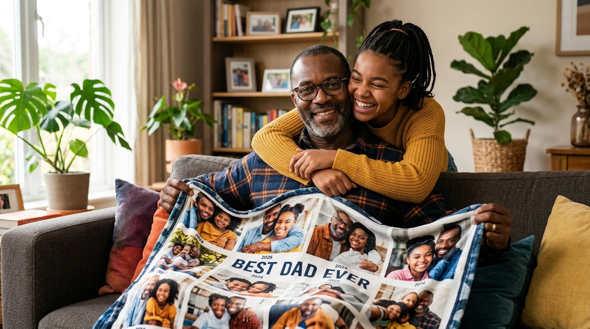 Father's Day Gifts 2026 — diverse families and personalized gifts — Family Gift Studio