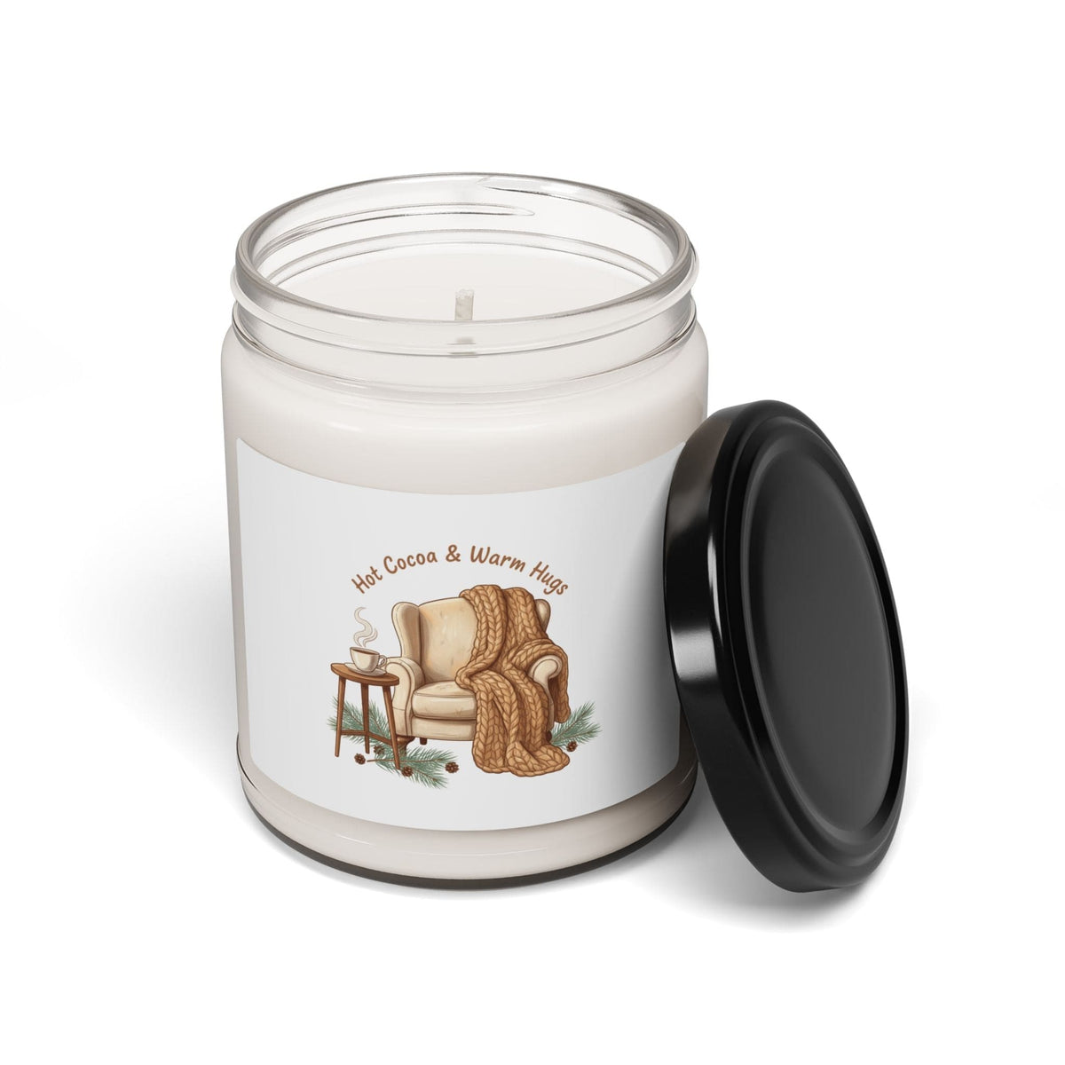 Hot Cocoa & Warm Hugs Candle | Soy Candle, cozycore hygge