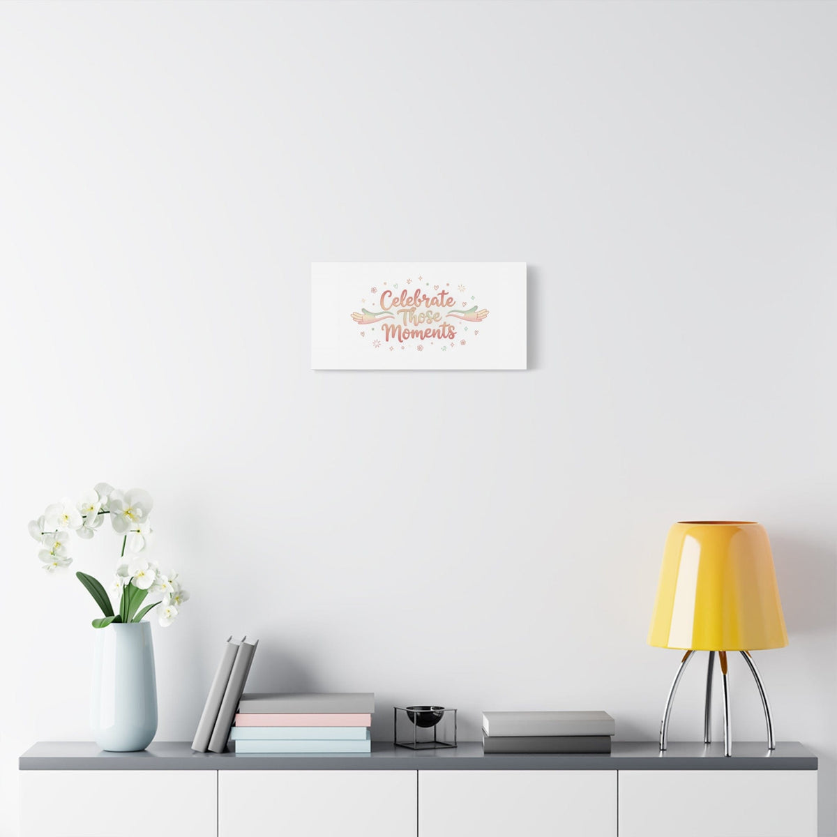 Celebrate Those Moments Canvas | micro joy art, tiny pleasures