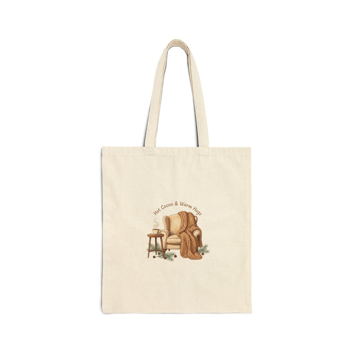 Cozy Reading Nook Tote | cozycore hygge, snuggle season canvas
