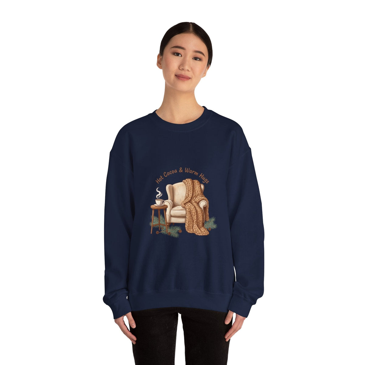 Cozy Armchair Illustration Sweatshirt | cozycore, hygge, snuggle season