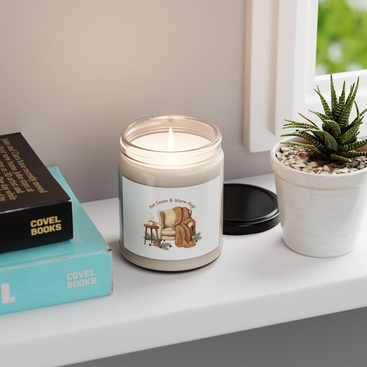 Hot Cocoa & Warm Hugs Candle | Soy Candle, cozycore hygge