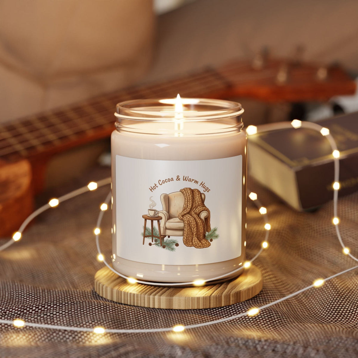 Hot Cocoa & Warm Hugs Candle | Soy Candle, cozycore hygge