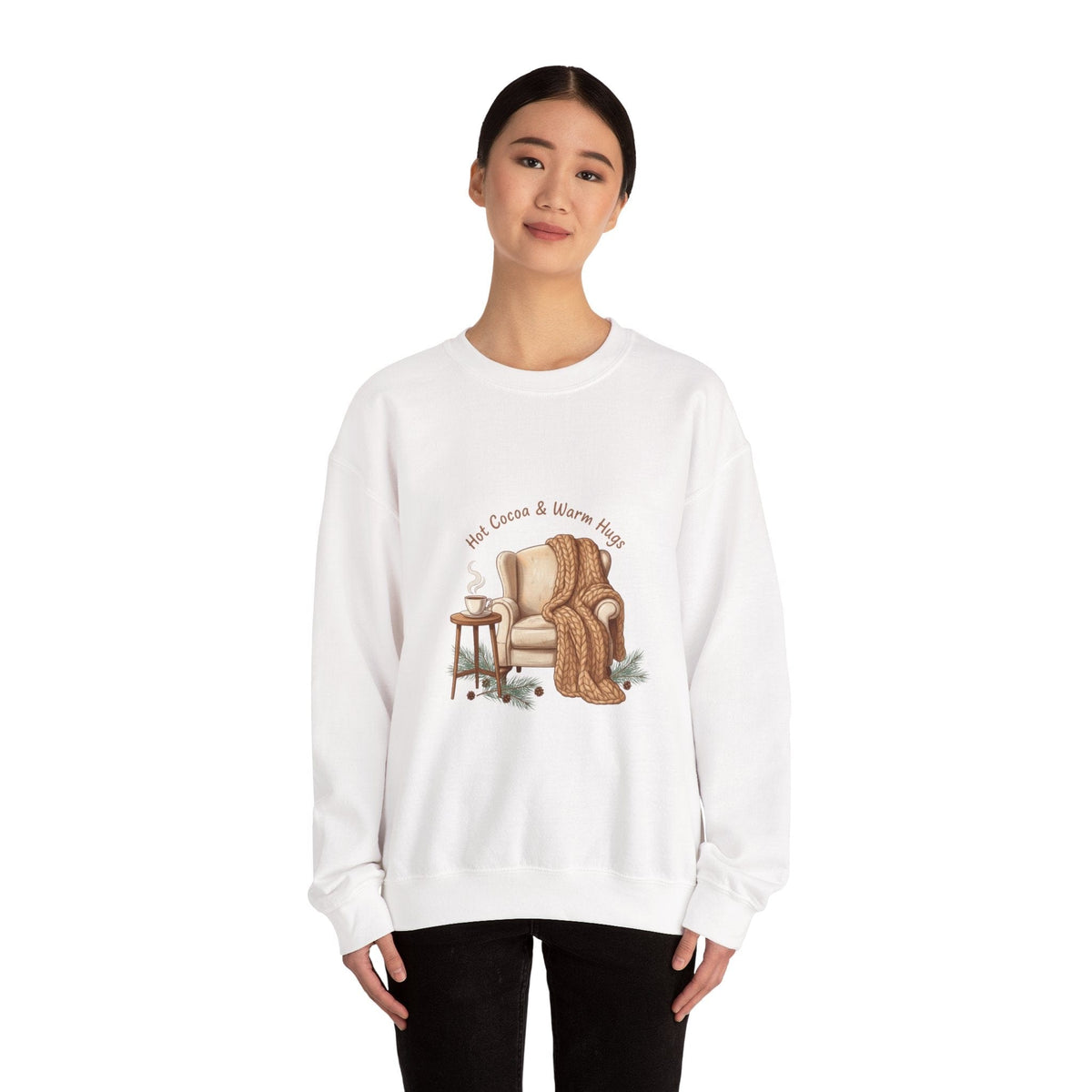 Cozy Armchair Illustration Sweatshirt | cozycore, hygge, snuggle season