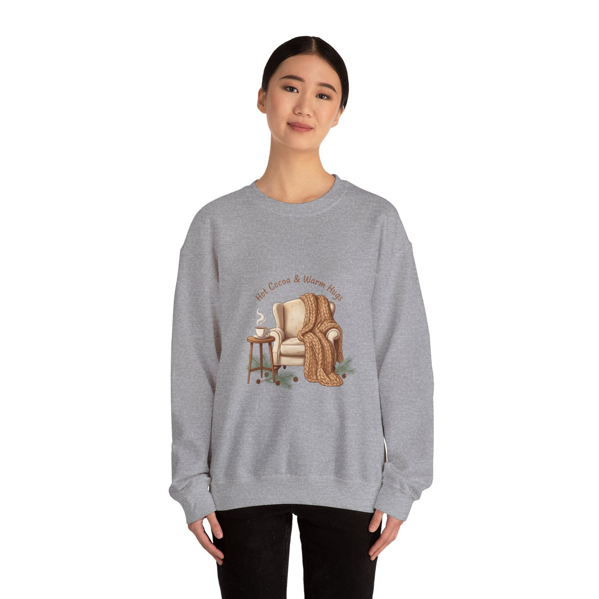 Cozy Armchair Illustration Sweatshirt | cozycore, hygge, snuggle season