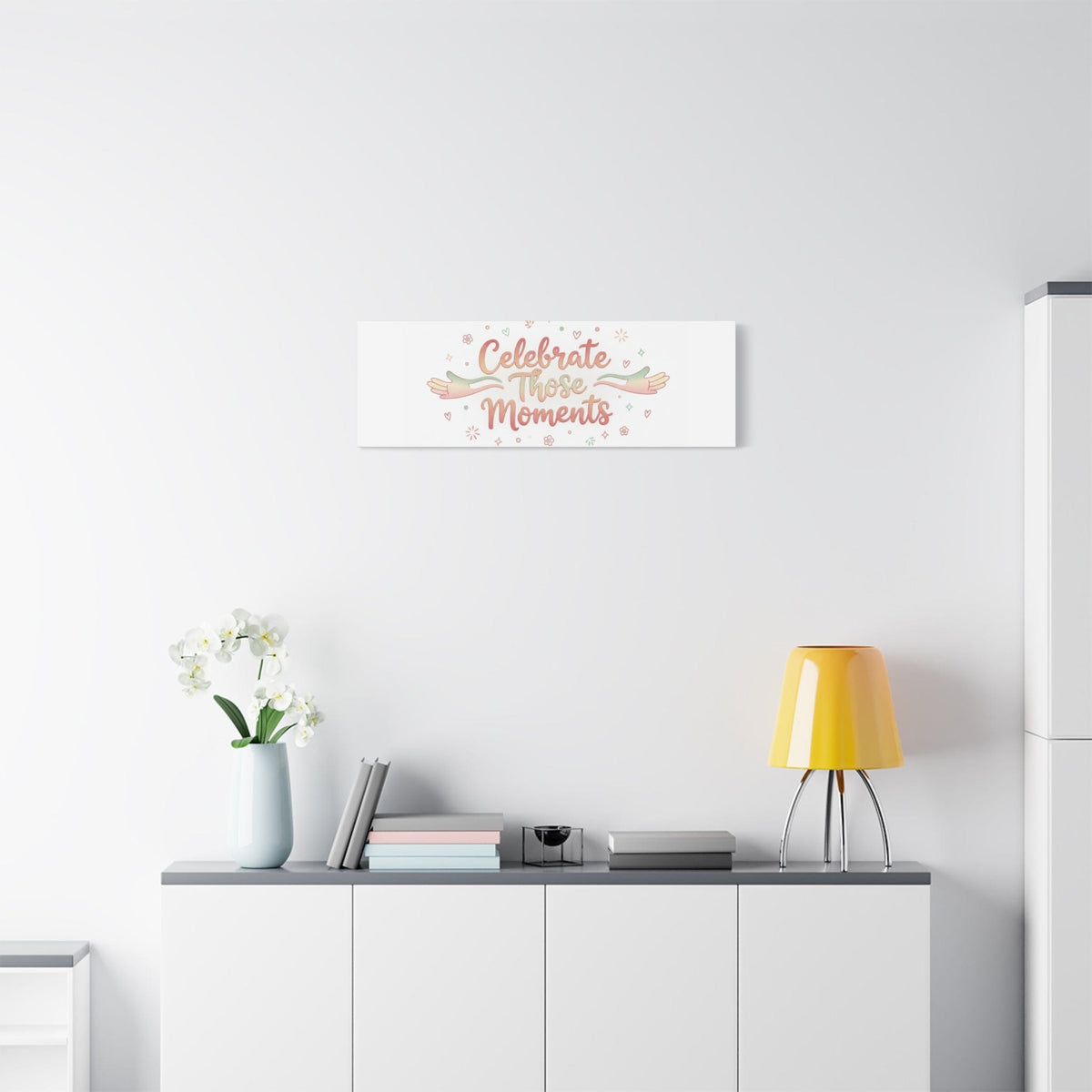 Celebrate Those Moments Canvas | micro joy art, tiny pleasures
