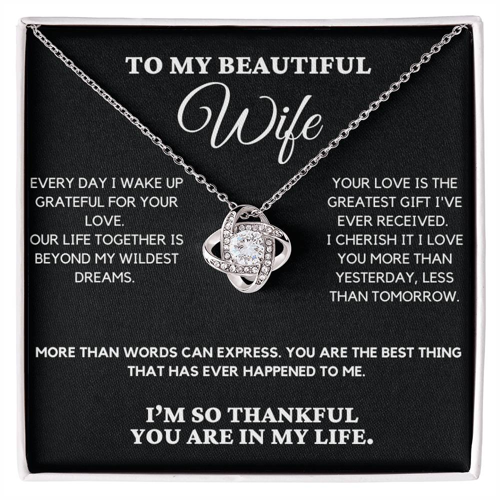 Gratitude - Love Knot Necklace